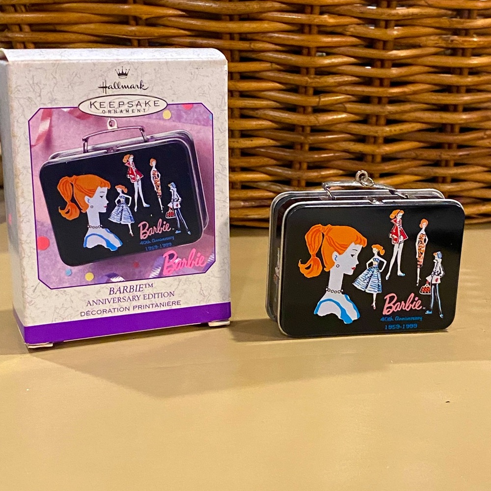 Vintage Barbie Ornament lot incl Harley Davidson 🖤💞